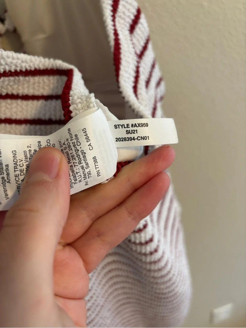 J. Crew scrunchie ring bandeau one piece striped swimsuit